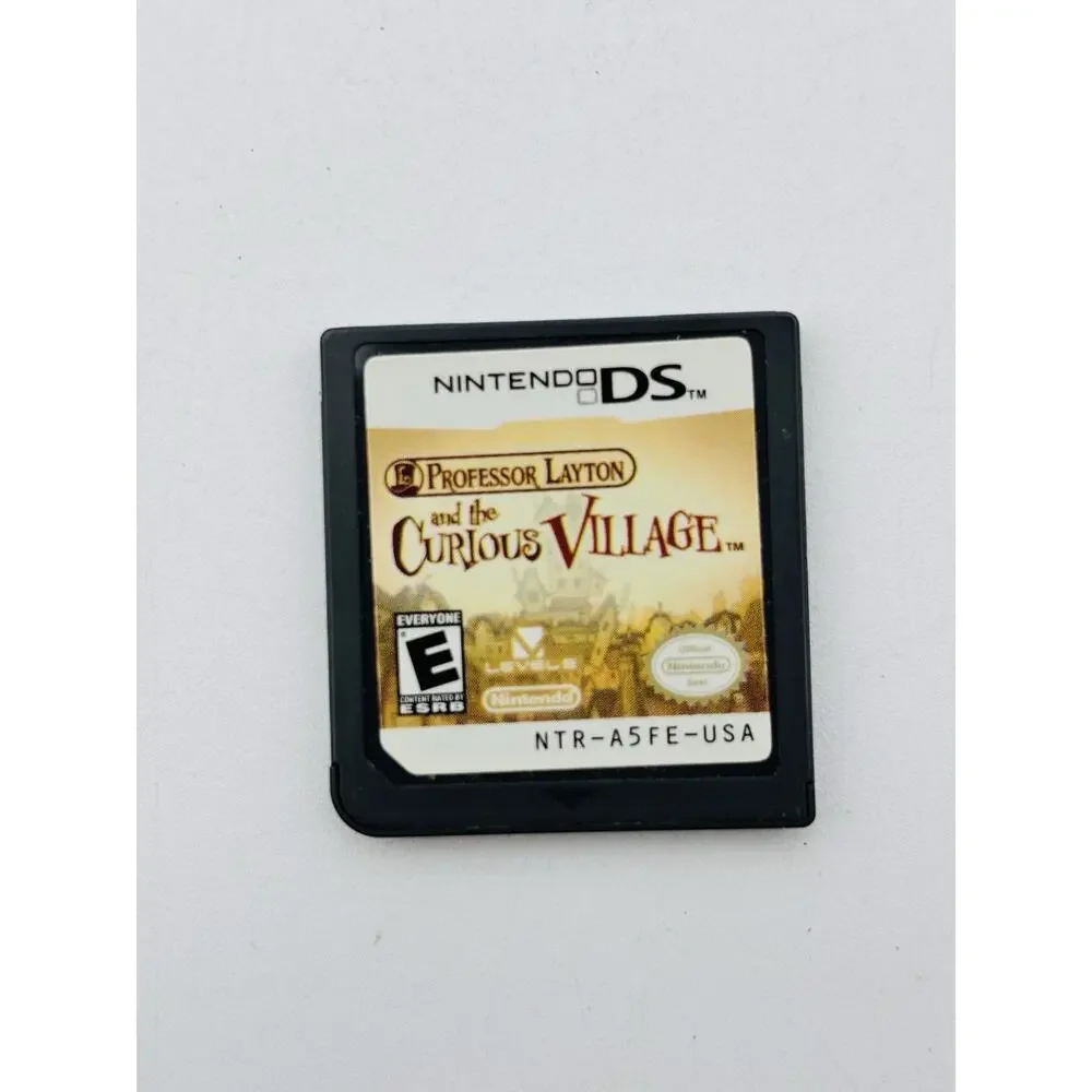 Professor Layton and the Curious Village Nintendo DS, 2008 Game Cartridge Works